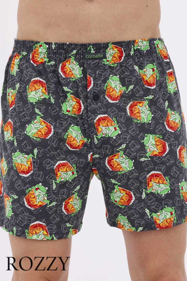 Трусы боксеры мужские Cornette 001/011-14 темно-серый