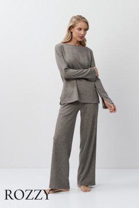 Пижама Aruelle Davina Set Brown тауп