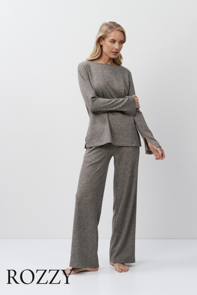 Пижама Aruelle Davina Set Brown тауп