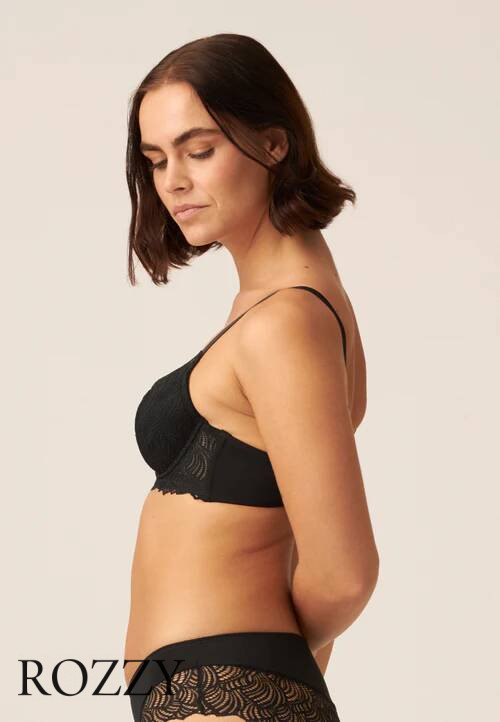 Бюстгальтер Naturana The Friday 7674 черный К