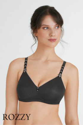 Бюстгальтер без косточек Felina Elementary 203283 темно-серый К