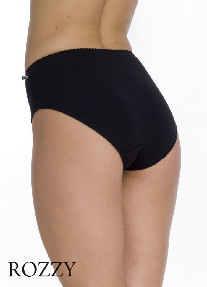 Трусы классика хлопковые Key LPC 110 черный (уп.2шт.) 