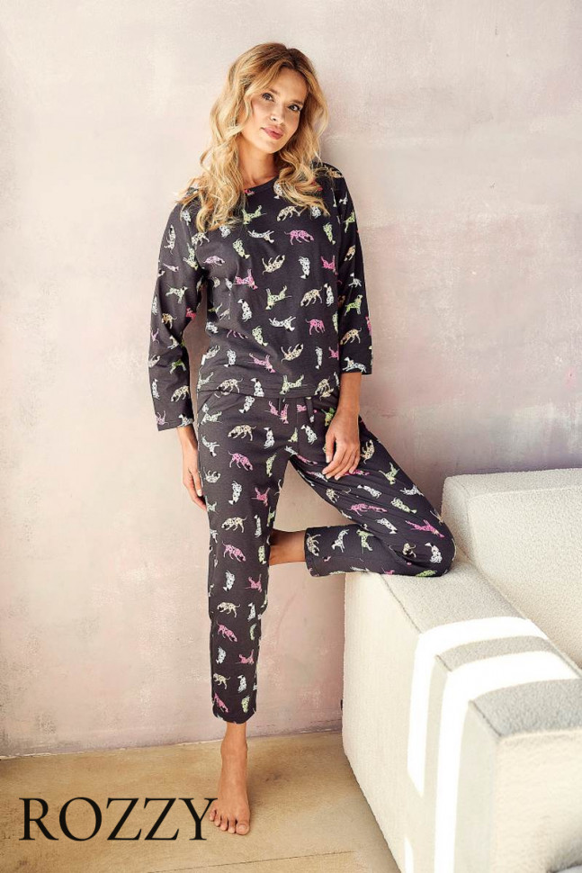 Пижама хлопковая Taro Luiza 2985 графитовый