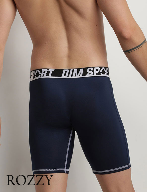 Трусы шорты мужские DIM 0A6V черный/синий (уп.2шт.)