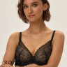 Бюстгальтер пуш-ап Esotiq Oprah/61X 41730 черно-бежевый