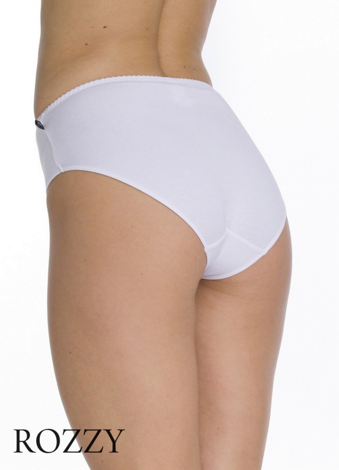 Трусы классика хлопковые Key LPC 110 белый (уп.2шт.)  