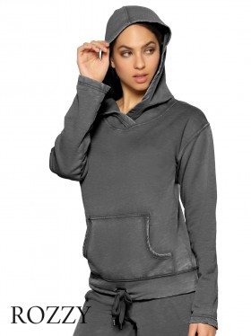 Кофта домашняя хлопковая Paramour Cora 900277 древесный уголь