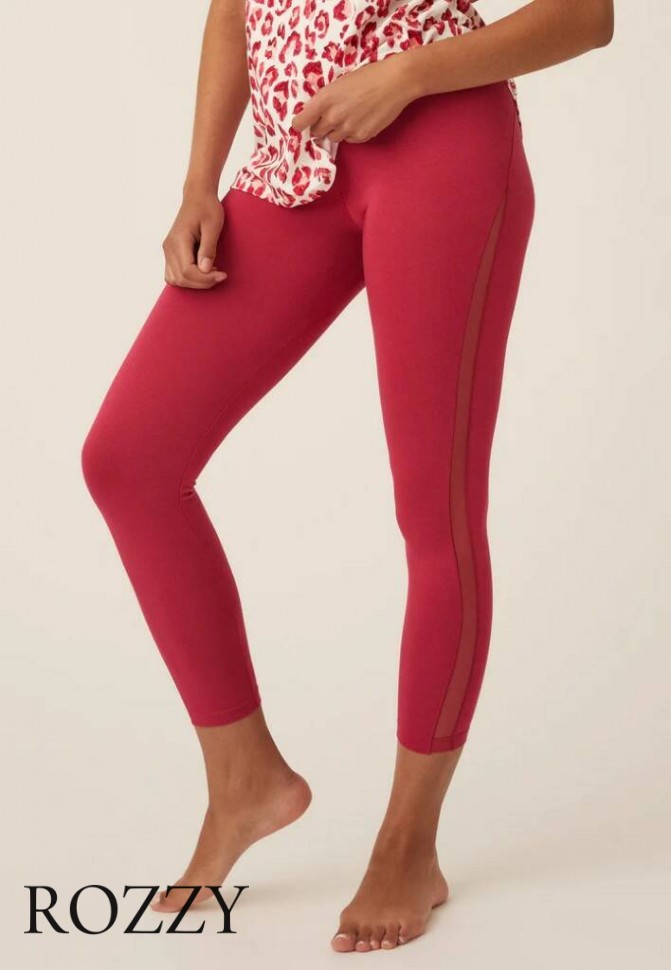 Легинсы вискозные Naturana Big Break 44012 бордовый Ф