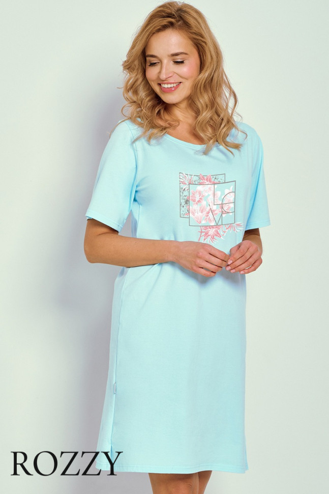 Сорочка хлопковая Taro Isla 3327/3364/3365 лазурный