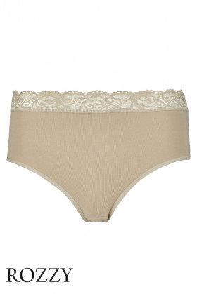 Трусы классика хлопковые Nina Von C Slipboutique 4070374 бежевый