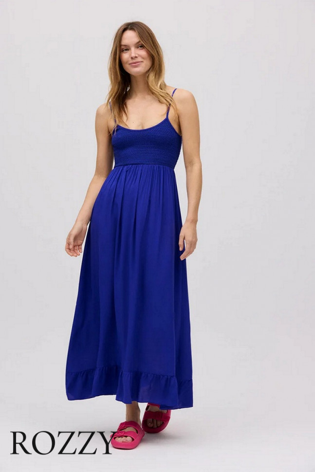 Платье пляжное вискозное Ysabel Mora 86167 синий