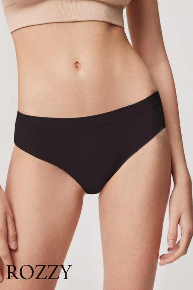 Трусы слипы бесшовные Ysabel Mora 19384 черный