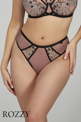 Трусы слипы Kris Line Paloma розово-черный