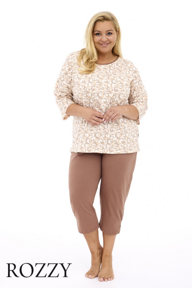 Пижама хлопковая Cornette Ines 147 бежевый