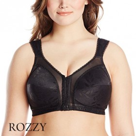 Бюстгальтер спереди застежка без косточек Playtex 4695 черный