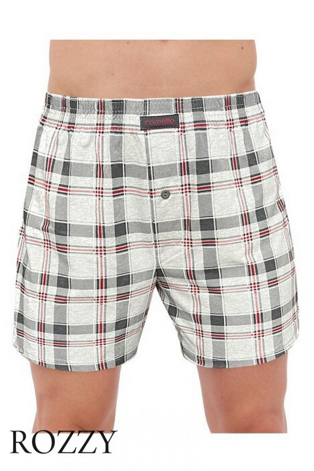 Трусы боксеры мужские Cornette Comfort 945 темно-синий/графитовый (уп.3шт.)