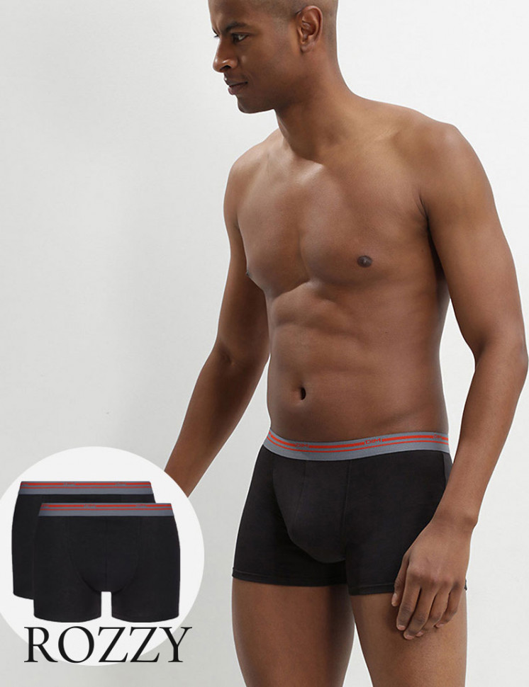 Трусы шорты мужские DIM 06XP черный/черный (уп.2шт.)