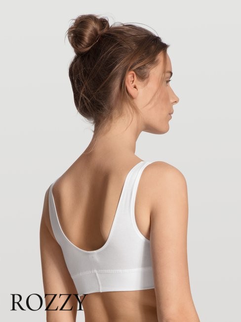 Топ хлопковый Calida Elastic 02138 белый