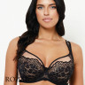 Бюстгальтер фулл-кап Subtille Leona черно-бежевый