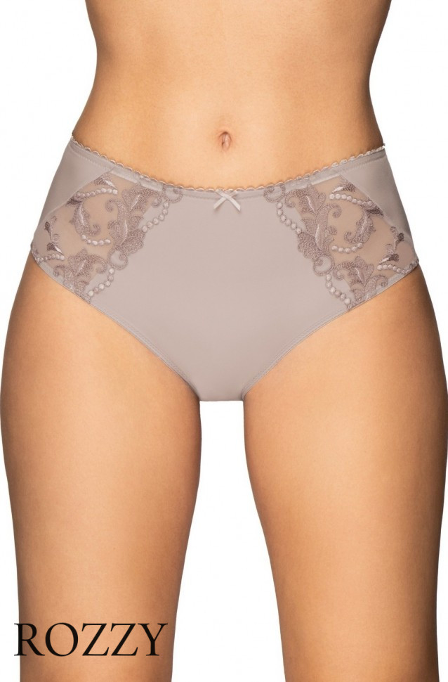 Трусы классика обрезные Felina Secret Delight 213292 жемчужно-серый К