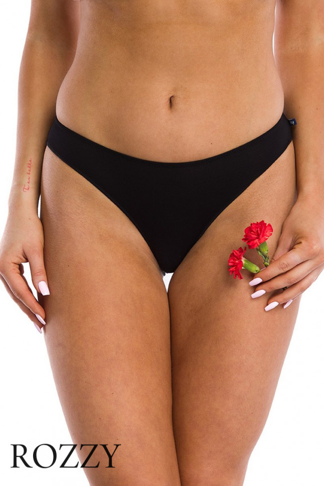 Трусы бикини хлопковые Key LPR 001 черный (уп.2шт.)