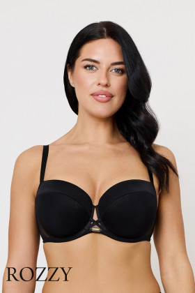 Бюстгальтер балконет пуш-ап Subtille Omena Black черный