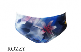 Трусы купальные Felina 5283291 черный/цветы Ф