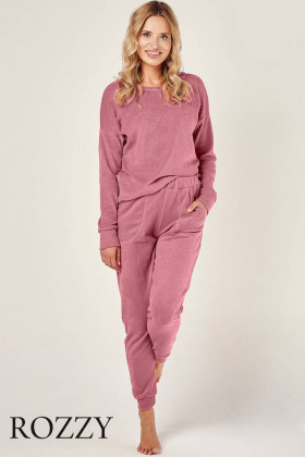 Костюм домашний махровый Taro Davina 3026 розовый