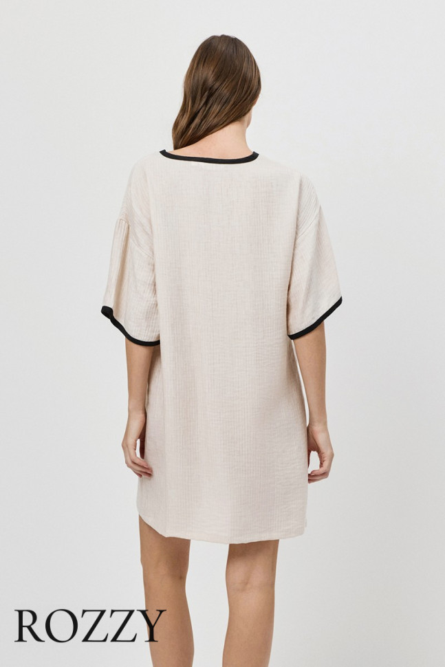 Платье домашнее Aruelle Horizon светло-бежевый