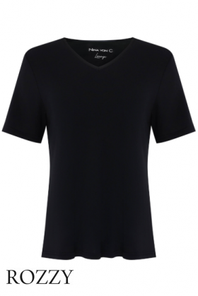 Футболка домашняя Nina Von C Modal 16460874 черный