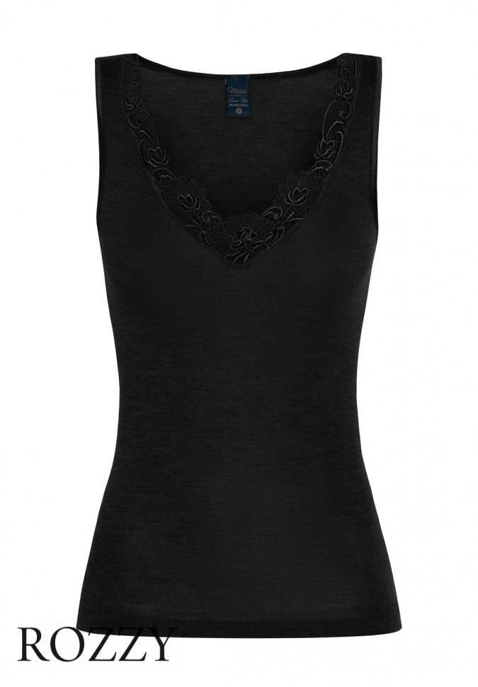 Майка шерстяная Madiva Olga S/L черный (15)