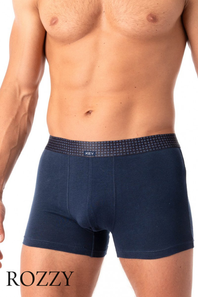 Трусы шорты мужские Key MXH 237 синий