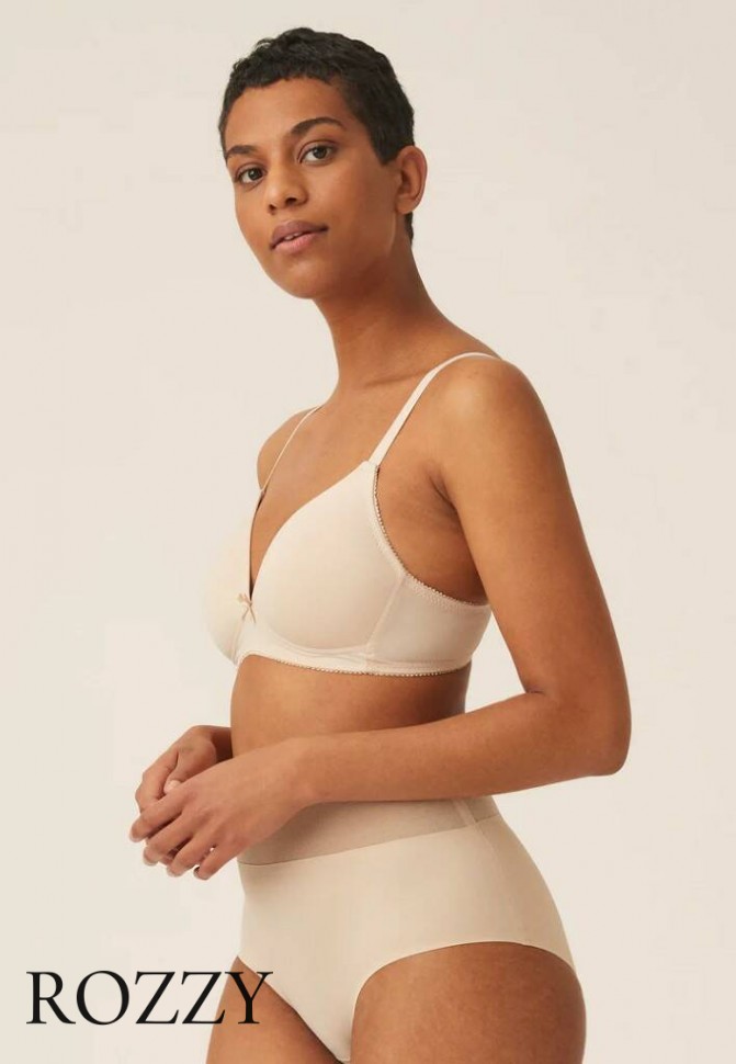 Бюстгальтер без косточек Naturana Value 5166 светло-бежевый Ф