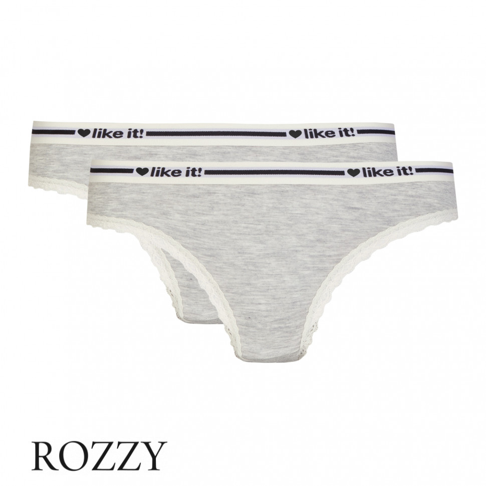 Трусы слипы Like It 615650 серый (уп.2шт.)