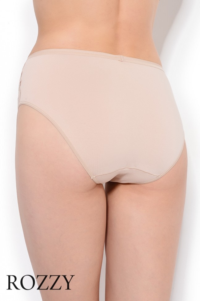 Трусы классика хлопковые Nina von C Slipboutique 4070880 бежевый