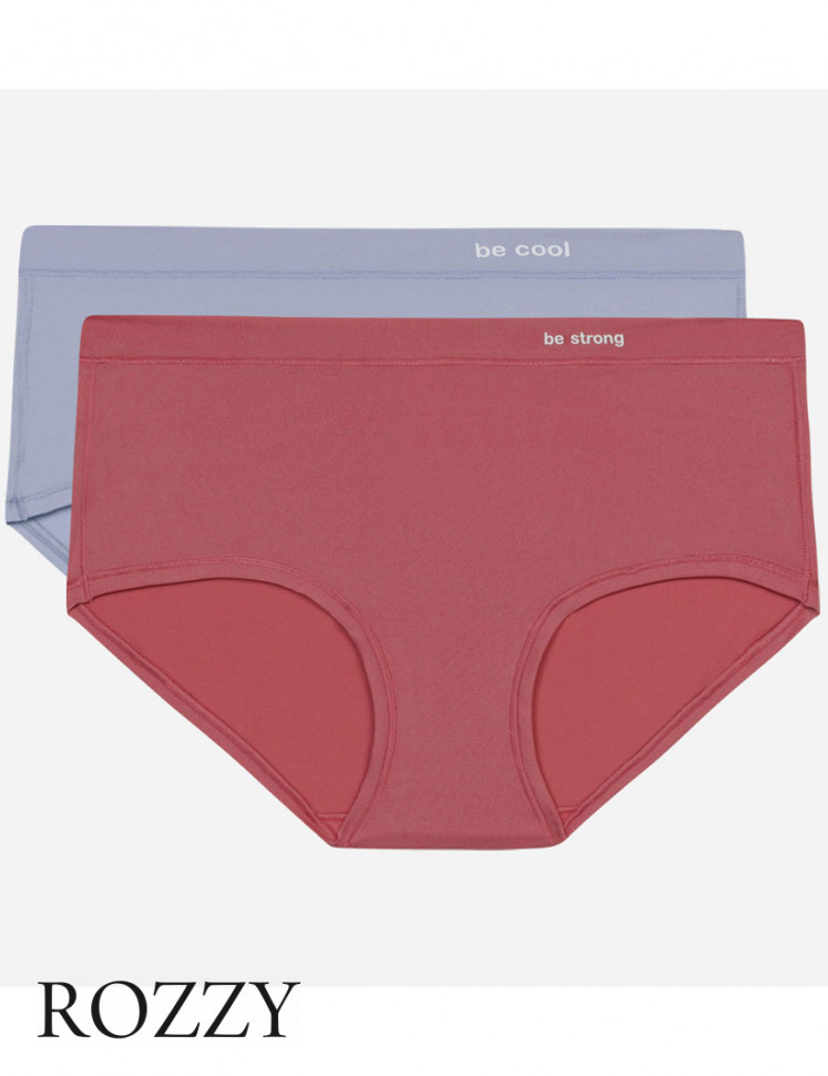 Трусы шорты DIM Oh My Dim’s 06W7 розовый/голубой (уп.2шт.)