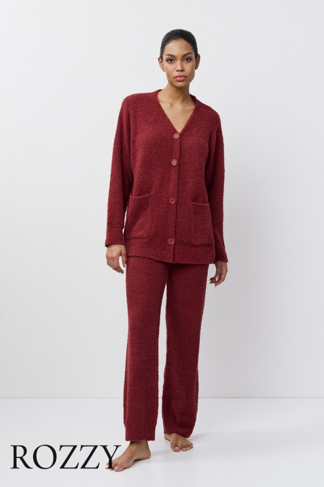 Костюм домашний Aruelle Merry Set Soft бургундское вино