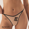 Трусы стринги Esotiq Ora/61X 41798 бежевый/черный