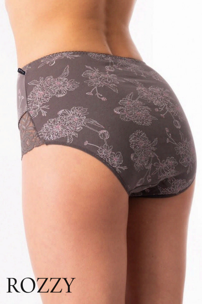 Трусы макси хлопковые Key LPF 816 шоколадный/мокко (уп.2шт.)