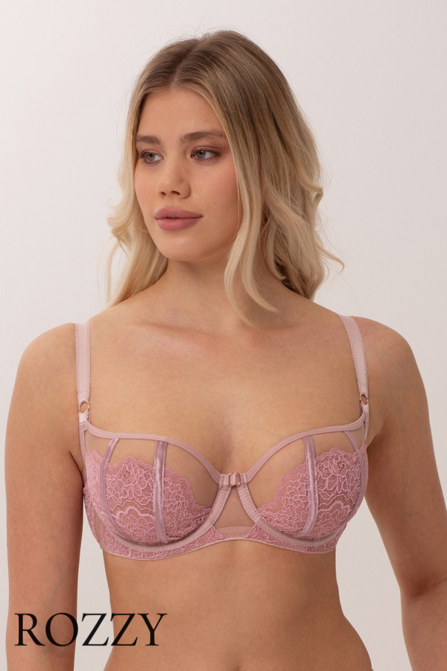 Бюстгальтер балконет Subtille Nina Dusty Rose пыльная роза