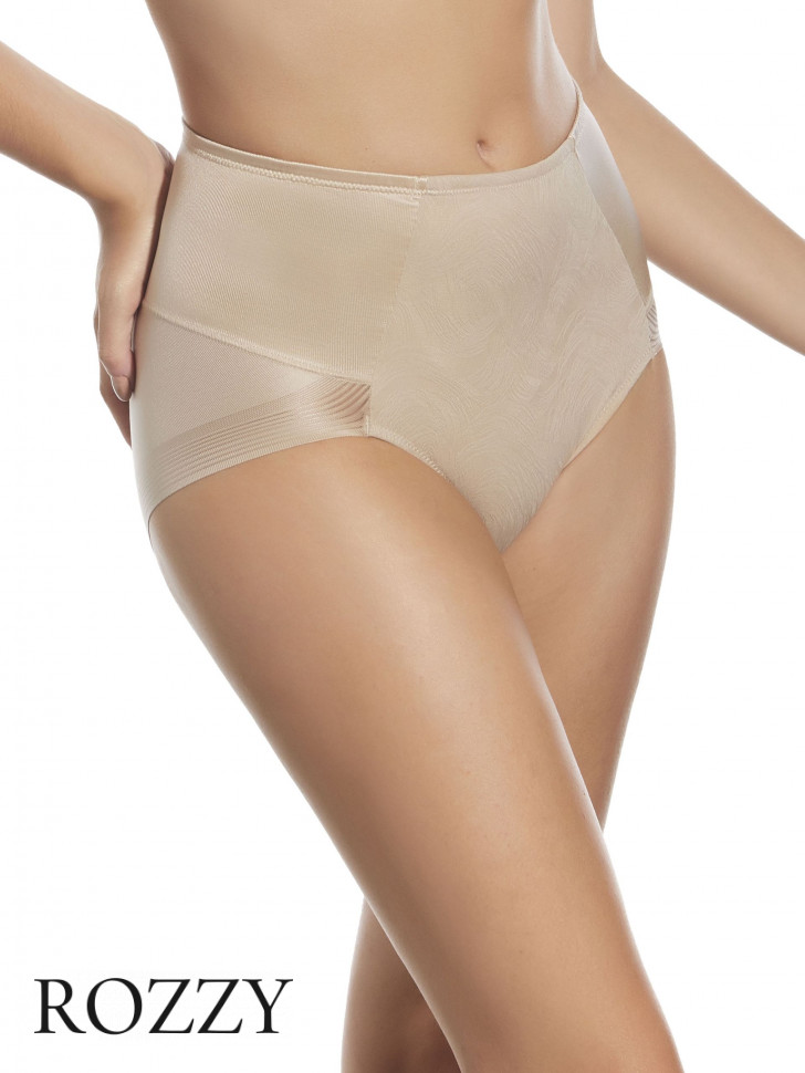 Трусы макси корректирующие Selene Faja Violeta серо-бежевые