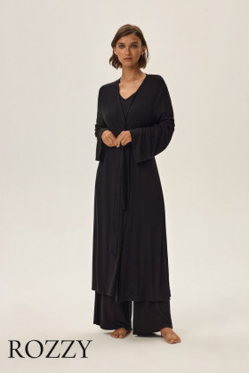 Халат вискозный Esotiq Juliette/99X 42063 черный