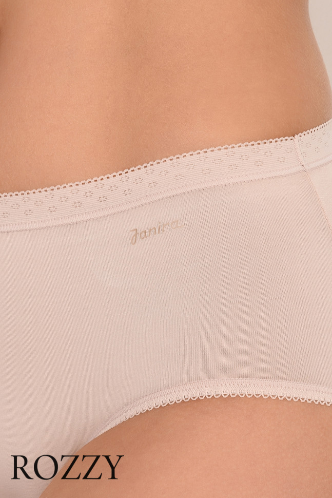 Трусы классика хлопковые Janira Esencial 31481 песочный (уп.2шт.)