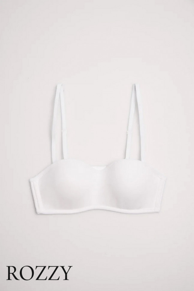 Бюстгальтер балконет без косточек хлопковый Ysabel Mora 18868 белый