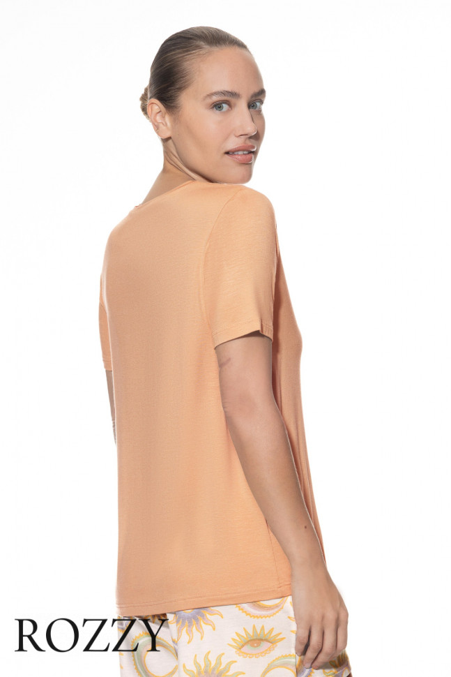 Футболка домашняя Mey Pure Chic 1210054 бежевый