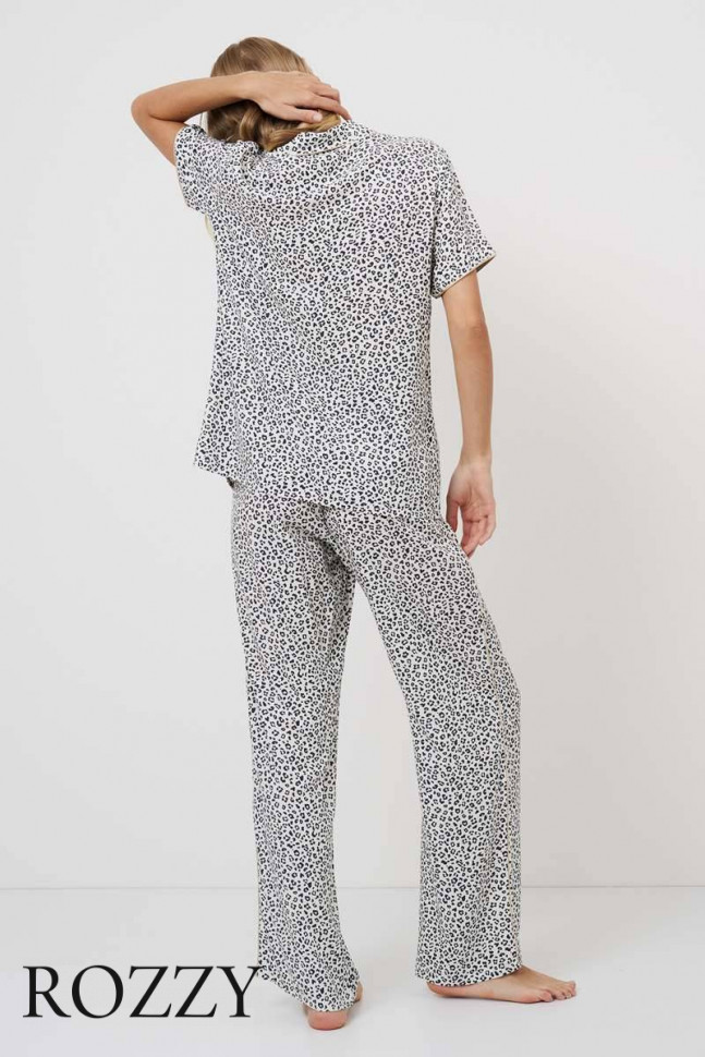 Пижама вискозная Aruelle Beatrich серый