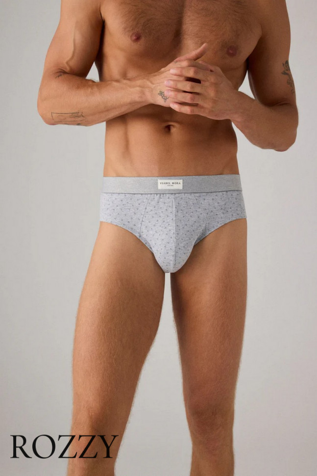 Трусы слипы мужские Ysabel Mora 20371 темно-синий/светло-серый (уп.2шт.)