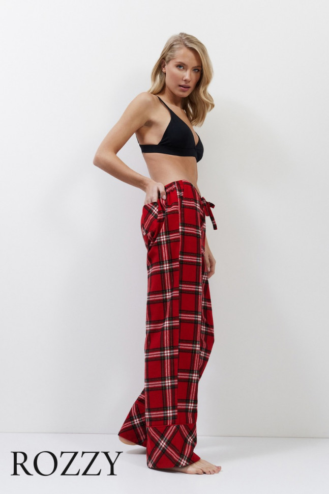 Пижама фланелевая Aruelle Bell красный