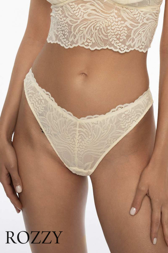 Трусы стринги Esotiq Ninette/10X 41443 экрю