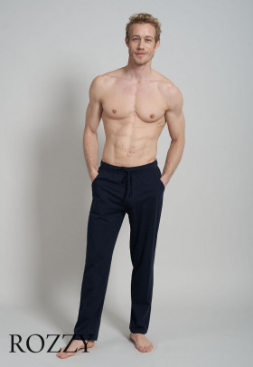 Брюки пижамные мужские Ceceba 030052/XS-3XL темно-синий
